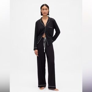 GAP Softest Modal PJ Pajama Shirt and Pants in Black